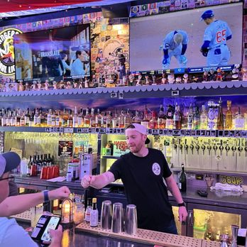 Harbor Town Pub - Ben doing the best of his job - Bars Near Me - San Diego, California