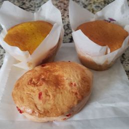 Lemon Muffin, Blueberry Muffin, Cherry Scone Lemon Muffin, Blueberry Muffin, Cherry Scone