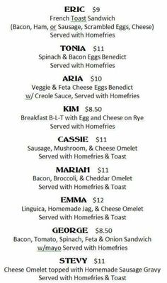 Menu photo 6 Pier View Restaurant Onset, MA