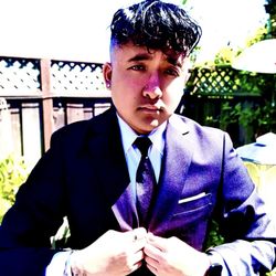 Nose piercing suit photo