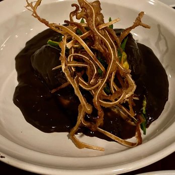 Musang Seattle - Pork cheek dinuguan with crap ears - Filipino Near Me - Seattle, Washington Musang Seattle - Pork cheek dinuguan with crap ears - Filipino Near Me - Seattle, Washington