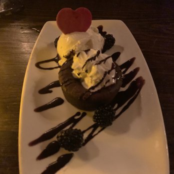 Uva - Molten chocolate cake with white chocolate ice cream - Italian Near Me - New York, New York