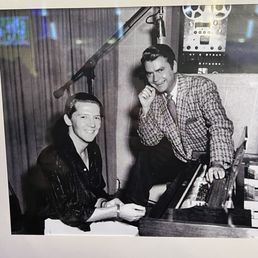 Sam Phillips and Jerry Lee Lewis