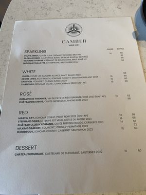Menu photo 2 Camber South San Francisco, CA Menu photo 2 Camber South San Francisco, CA