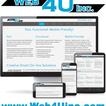Web 4U - Web Design Near Me - Capitola, California