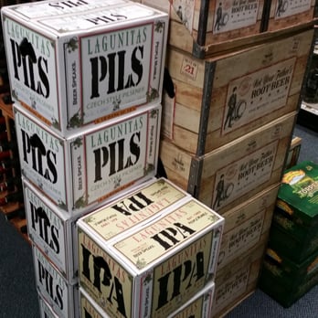 Depot Package Store - a stack of boxes of beer - Beer, Wine & Spirits Near Me - Holliston, Massachusetts