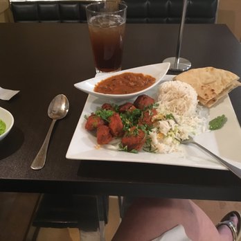 Cilantro Indian Cafe - Chicken Tikka kabobs with naan and Morroccan hummus. - Indian Near Me - Cary, North Carolina Cilantro Indian Cafe - Chicken Tikka kabobs with naan and Morroccan hummus. - Indian Near Me - Cary, North Carolina