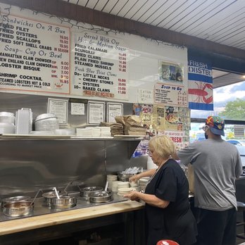 Randazzo's Clam Bar - Inside by the bar - Seafood Near Me - Brooklyn, New York Randazzo's Clam Bar - Inside by the bar - Seafood Near Me - Brooklyn, New York