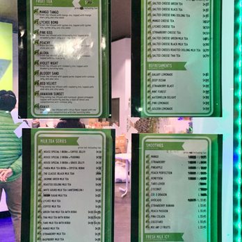 Top Up - Menu - Bubble Tea Near Me - Alameda, California