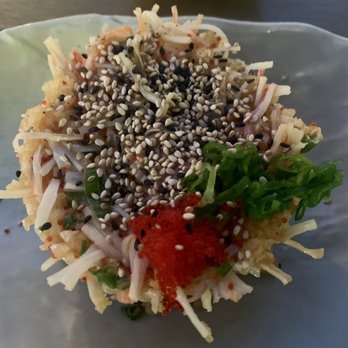 Kae Sushi - Great appetizer Kanikama Crunch Salad - Sushi Bars Near Me - Coral Gables, Florida Kae Sushi - Great appetizer Kanikama Crunch Salad - Sushi Bars Near Me - Coral Gables, Florida