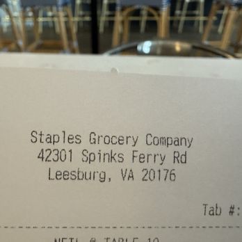 Staples Grocery - Beer, Wine & Spirits Near Me - Leesburg, Virginia Staples Grocery - Beer, Wine & Spirits Near Me - Leesburg, Virginia