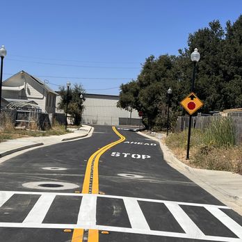 Arc Striping - New thermoplastic - Painters Near Me