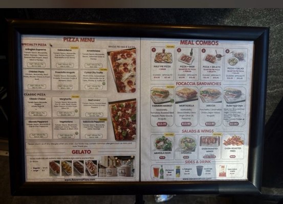 Menu photo 2 Ravenna Pizza Arlington, VA