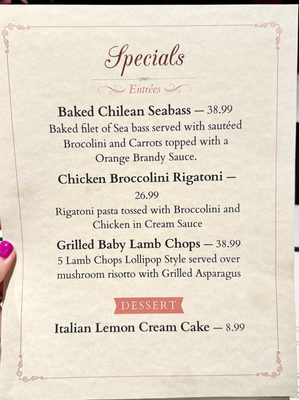 Menu photo 2 Gregorio's Trattoria Potomac, MD