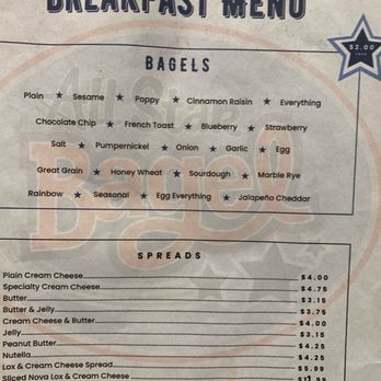 All Star Bagel By The Beach - Menu #1 - Bagels Near Me - Ocean Grove, New Jersey All Star Bagel By The Beach - Menu #1 - Bagels Near Me - Ocean Grove, New Jersey