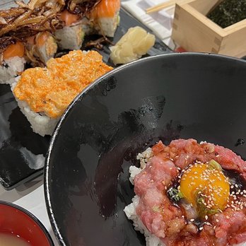 Ariake - Fairfax - Spicy scallop roll, French kiss roll, Chu-toro donburi - Japanese Near Me - Fairfax, Virginia Ariake - Fairfax - Spicy scallop roll, French kiss roll, Chu-toro donburi - Japanese Near Me - Fairfax, Virginia