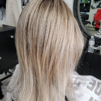 Androgyny Hair - Hilight blinding. Color correction. - Hair Salons Near Me - Belleville, New Jersey Androgyny Hair - Hilight blinding. Color correction. - Hair Salons Near Me - Belleville, New Jersey