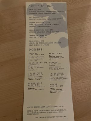 Menu photo 4 Field & Vine Somerville, MA