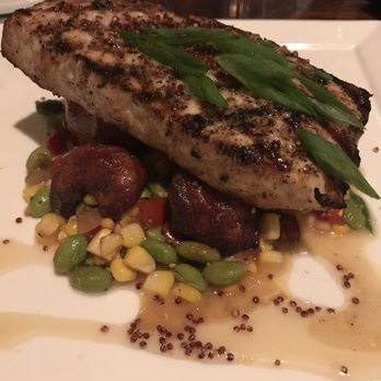 Circa - Swordfish (catch of the day) with edamame succotash - was FANTASTIC - New American Near Me - Thompson's Station, Tennessee