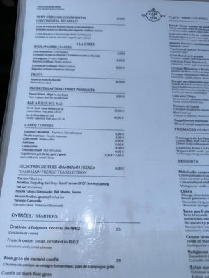 Menu photo 2 Café de la Paix Paris, 75
