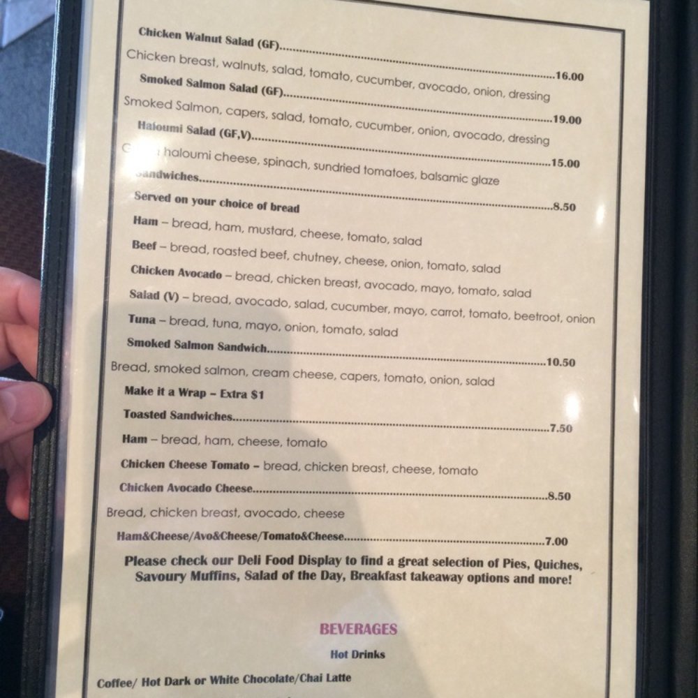 Toowong Coffee Lounge - Menu page 3 - Restaurants Near Me - Toowong, QLD