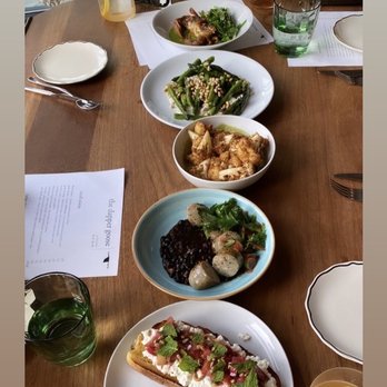 The Dapper Goose - Top to bottom small plates: crab, asparagus, cauliflower, sausage, ricotta toast - New American Near Me - Buffalo, New York The Dapper Goose - Top to bottom small plates: crab, asparagus, cauliflower, sausage, ricotta toast - New American Near Me - Buffalo, New York