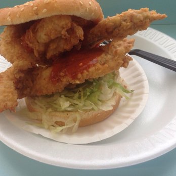 Mickey's Oceanic Grill - Spicy fish sandwich - Seafood Near Me - East Hartford, Connecticut
