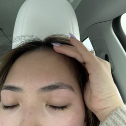Face2face Threading & Skincare - Left side is cleaned up and fixed somewhere else