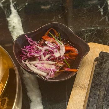 M Hansik - Side onion salad (from the Galbi) - Seafood Near Me - Durham, North Carolina