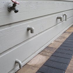 Maldonados Painting - careful cutting and caulking around pipes and faucet