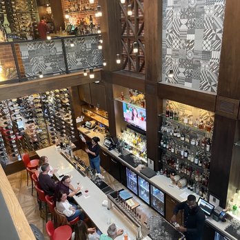 Town Bar + Kitchen - Beautiful bar. View from upstairs - New American Near Me - Morristown, New Jersey Town Bar + Kitchen - Beautiful bar. View from upstairs - New American Near Me - Morristown, New Jersey
