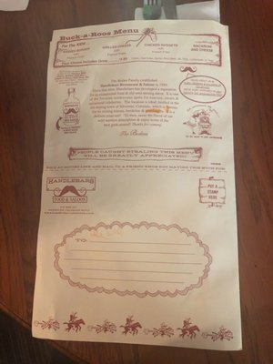 Menu photo 5 Handlebars Food & Saloon Silverton, CO Menu photo 5 Handlebars Food & Saloon Silverton, CO