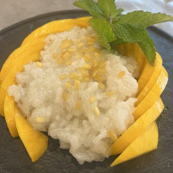 Sense of Thai - Mango sticky rice - Thai Near Me - Chantilly, Virginia Sense of Thai - Mango sticky rice - Thai Near Me - Chantilly, Virginia