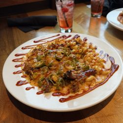 Timber Creek Tap & Table - Mac Attack: pulled pork over mac&Cheese! Excellent!!