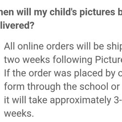 Life Touch Preschool Portraits - Photos taken 4.29. Still no photo prints yet for an online order on 5.27, almost a month out...