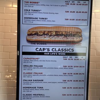 Capriotti's Sandwich Shop - Menu - Sandwiches Near Me - Reno, Nevada