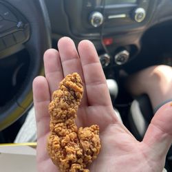 Bojangles - Battered chicken bite.