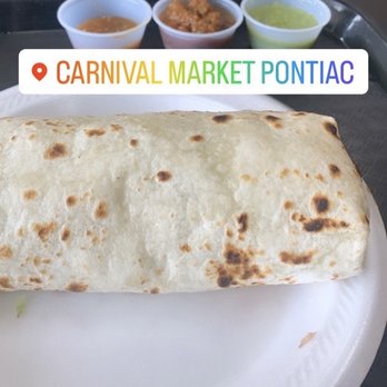 Carnival Market - Mole burrito and salsas - Grocery Near Me - Pontiac, Michigan
