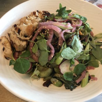 Earls Kitchen + Bar - Teriyaki Chicken Rice Bowl - Cocktail Bars Near Me - Plano, Texas