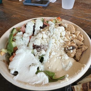 La’Baik - Chicken salad/grains bowl - Mediterranean Near Me - Alexandria, Virginia La’Baik - Chicken salad/grains bowl - Mediterranean Near Me - Alexandria, Virginia