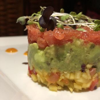 Rasoï - Tuna Tartare w/ mango salsa and avocado - Indian Near Me - Montreal, Quebec