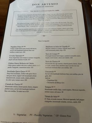 Menu photo 2 Don Artemio Fort Worth, TX