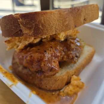 ISAAC'S Poultry Market - Summer time special: pimento sandwich (pimento cheese, pickles, sweet and zesty sauce)! - Halal Near Me - Burtonsville, Maryland ISAAC'S Poultry Market - Summer time special: pimento sandwich (pimento cheese, pickles, sweet and zesty sauce)! - Halal Near Me - Burtonsville, Maryland