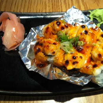 Miyagi - Spicy baked scallop roll - Sushi Bars Near Me - McLean, Virginia Miyagi - Spicy baked scallop roll - Sushi Bars Near Me - McLean, Virginia