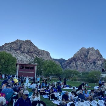 Super Summer Theatre - Looking back towards the mountains - Performing Arts Near Me - Blue Diamond, Nevada
