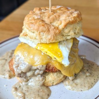 Pine State Biscuits - Reggie Deluxe | Instagram: @telephonesmoothie - Breakfast & Brunch Near Me - Portland, Oregon