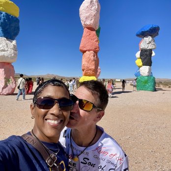 Seven Magic Mountains - Public Art Near Me - Las Vegas, Nevada Seven Magic Mountains - Public Art Near Me - Las Vegas, Nevada