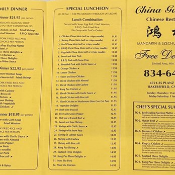 China Garden - Menu - Asian Fusion Near Me - Bakersfield, California China Garden - Menu - Asian Fusion Near Me - Bakersfield, California