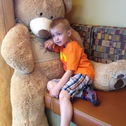 Kevin with the stuffed bear :-) Kevin with the stuffed bear :-)