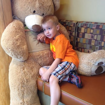Just For Kids Dentistry - Kevin with the stuffed bear :-) - Pediatric Dentists Near Me - Puyallup, Washington Just For Kids Dentistry - Kevin with the stuffed bear :-) - Pediatric Dentists Near Me - Puyallup, Washington